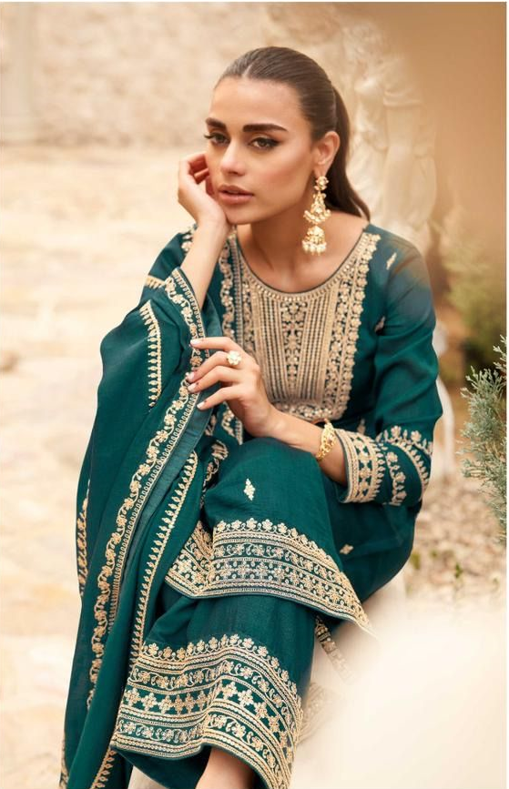 MEERA PREMIUM SILK SALWAR SUIT DRESS MATERIAL