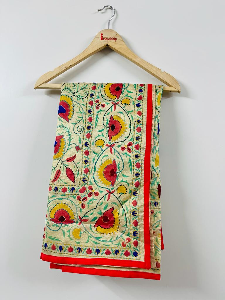 Chanderi Cotton Kalamkari Duppata