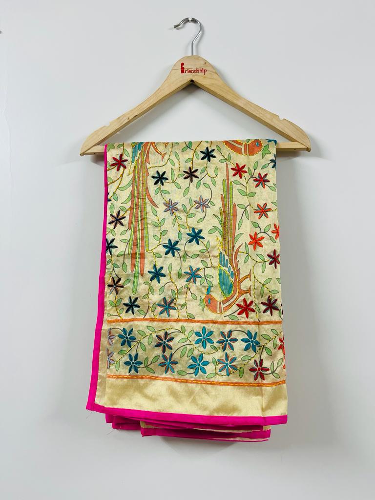 Chanderi Cotton Kalamkari Duppata